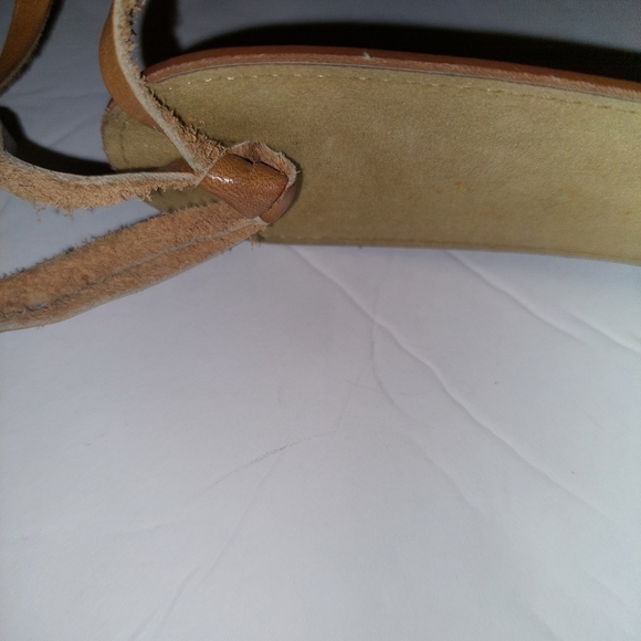 Womens Western Leather Belt with Leather Tassels that tie. SIZE 27/29 - Picture 6 of 8